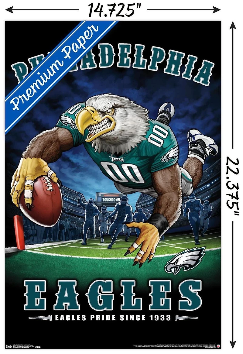 NFL Philadelphia Eagles - End Zone 17 Wall Poster