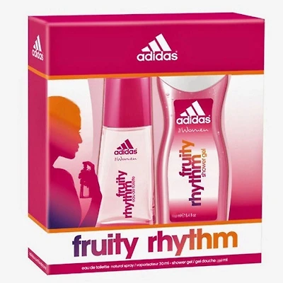 Fruity Rhythm Eau de Toilette Giftset for Women, Floral & fruity fragrance, Top notes: raspberry and black currant, 50ml, Rhythm, dynamism and style