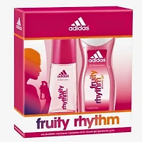 Fruity Rhythm Eau de Toilette Giftset for Women, Floral & fruity fragrance, Top notes: raspberry and black currant, 50ml, Rhythm, dynamism and style