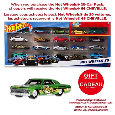 Coffret de 20 voitures Hot Wheels