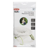OXO Tot - Sacs de Rechange pour Petit Pot 2-en-1 - Petit Pot Autonome Compact pour la Maison Ou en Déplacement