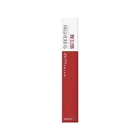 Maybelline New York SuperStay Matte Ink Rouge à Lèvres Liquide, Longue Tenue, Couleur Intense à Haut Impact, hustler ,5 ml