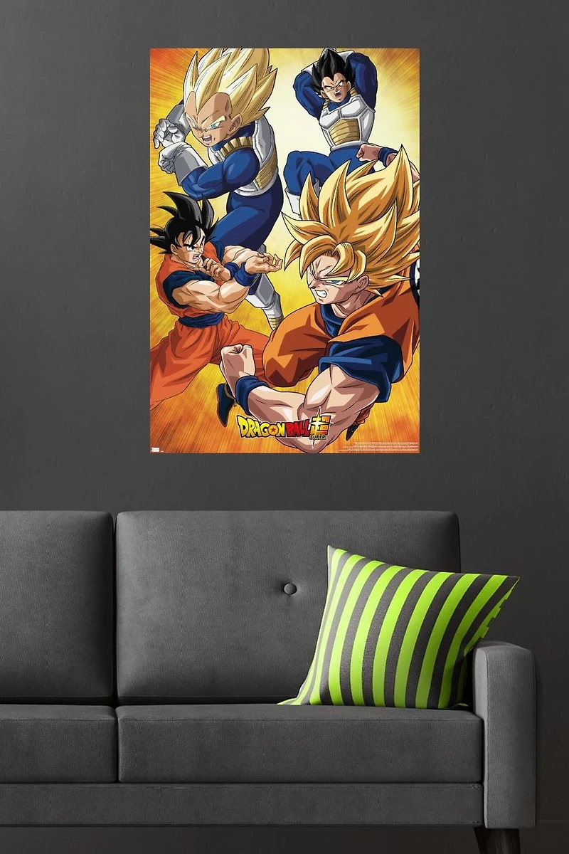 Dragon Ball Super - Orange Wall Poster, 22.375" x 34"
