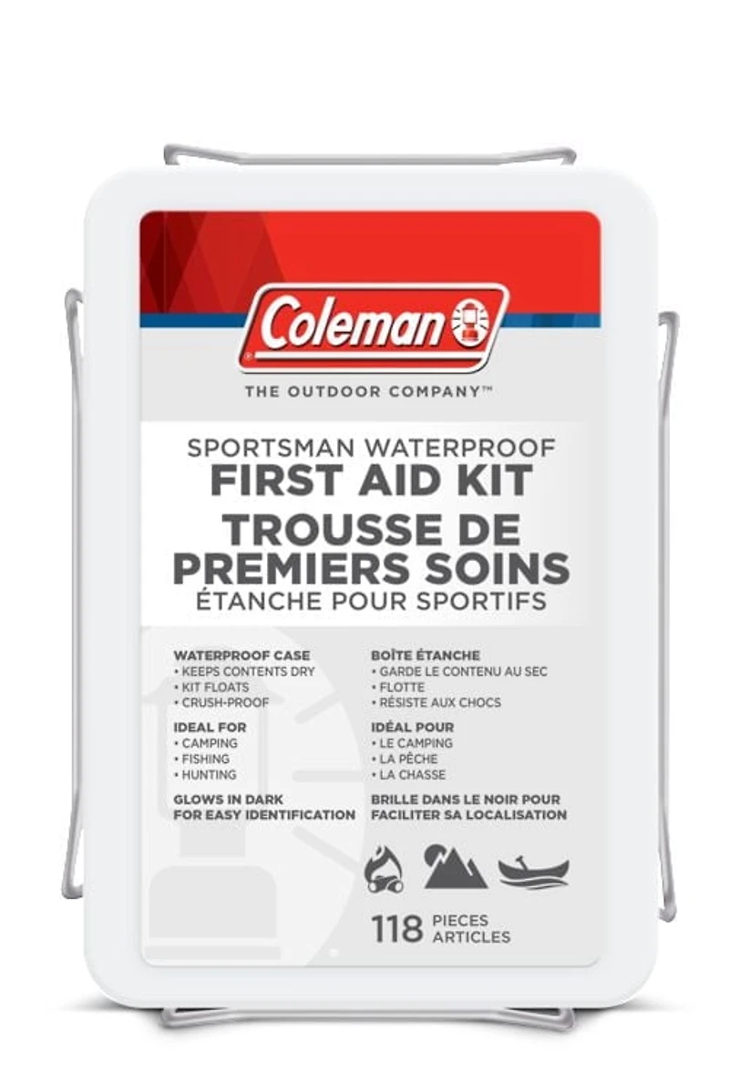 Coleman  Sportsman Waterproof First Aid Kit, 118 Piece
