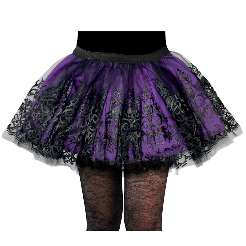 Tutu gothique violet - adulte Accessoires d'Halloween