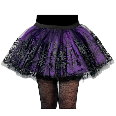 Tutu gothique violet - adulte Accessoires d'Halloween