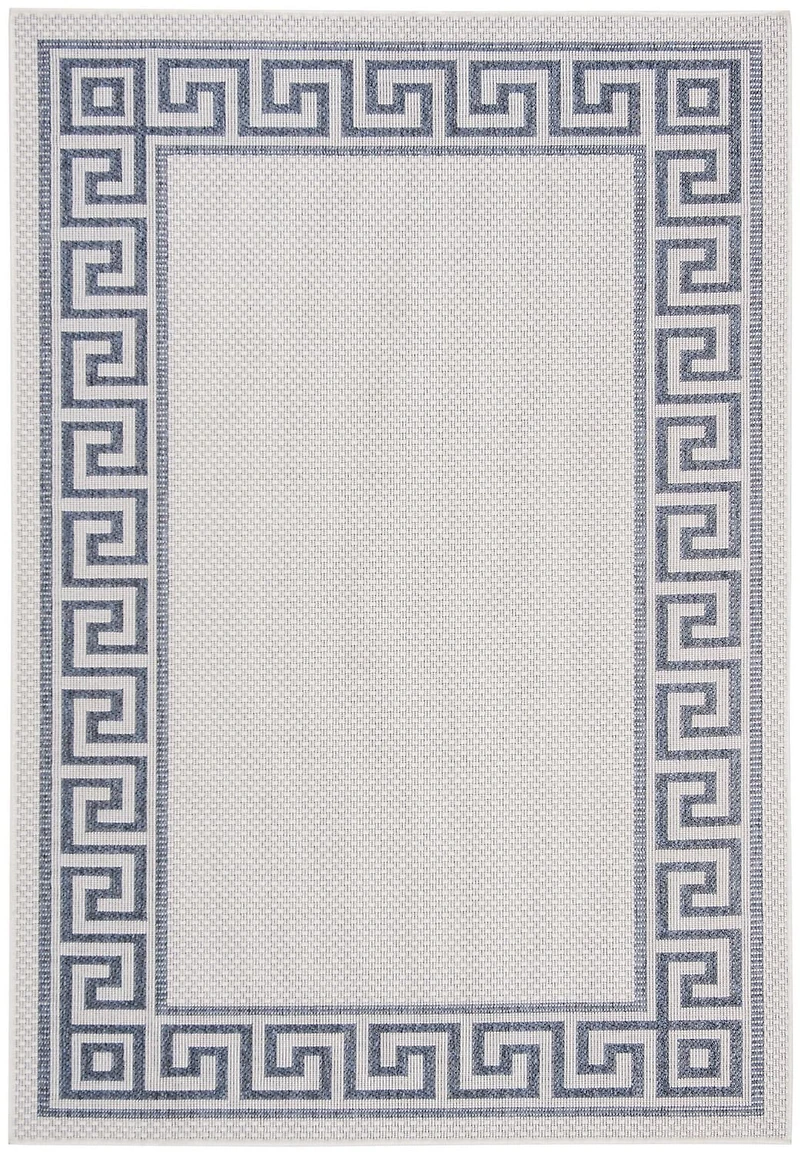 SAFAVIEH Bermuda Isidora Tapis Intérieur/Extérieur Géométrique Lavable en Machine