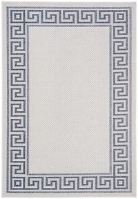SAFAVIEH Bermuda Isidora Tapis Intérieur/Extérieur Géométrique Lavable en Machine