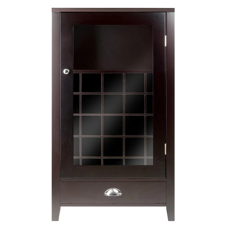 Armoire à vin modulaire Bordeaux avec 25 espaces pour bouteilles de Winsome - 92455