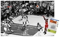 Michael Jordan - The Shot Horizontal Wall Poster, 22.375" x 34"