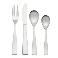 Home Trends 16 Piece Stainless Steel Flatware Set, HT 16 Piece Flatware