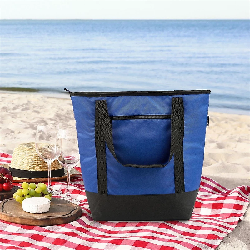 Sac isotherme Ozark Trail, couleur bleue, capacité de 50 canettes, idéal pour l'école, le travail, le camping ou les pique-niques. Sac isotherme pour 50 canettes