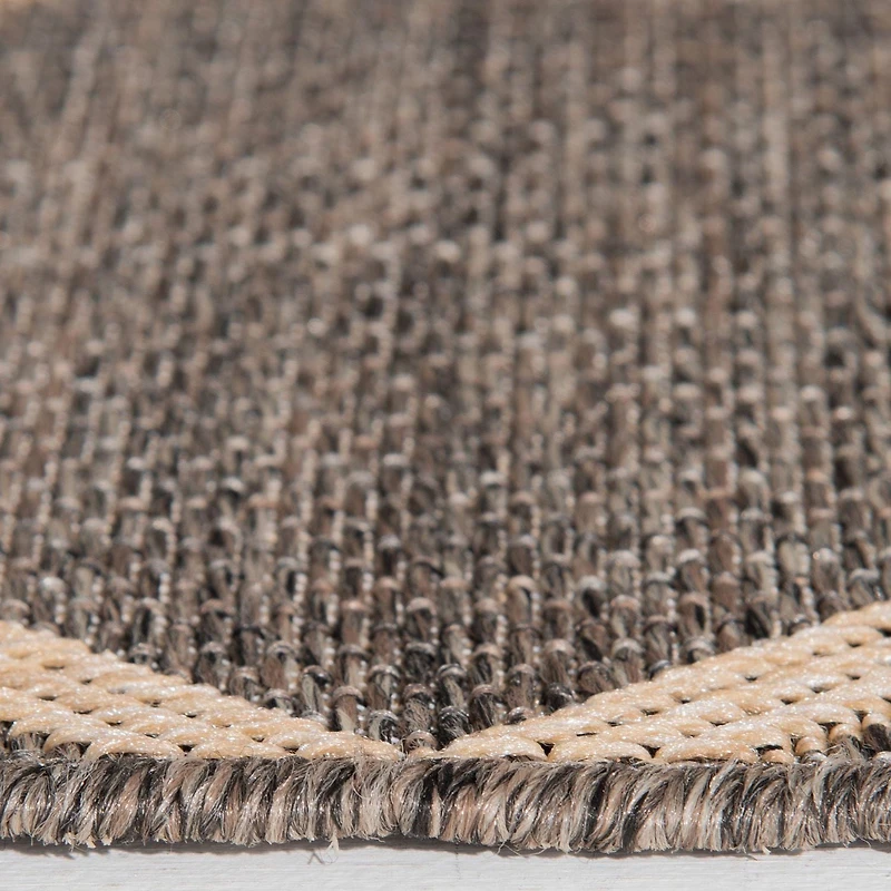Smithleighs Brown and Cream Woven Area Rug