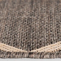 Smithleighs Brown and Cream Woven Area Rug