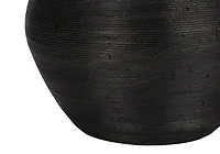 Monarch Specialties  Luminaire, 25"h, Lampe De Table, Béton Noir, Teinte Ivoire / Crème, Contemporain