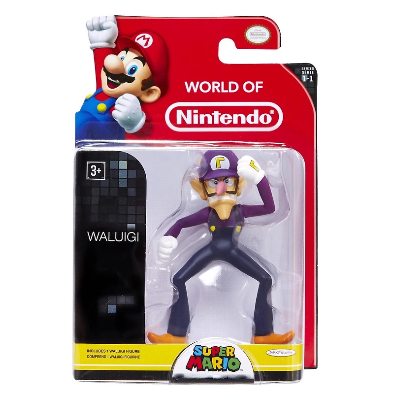 Figures 2,5 pouces Monde de Nintendo – Waluigi