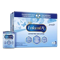Enfamil A+ Lactose Free Baby Formula, Concentrated Liquid, 385ml x 12