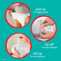 Pampers Diapers - Cruisers 360° - Size 4, up to 100% Leakproof Fit, Designed for Active Babies, Pull On Diaper, EZ Off Tabs Designed for Easy Changes, 64 Count