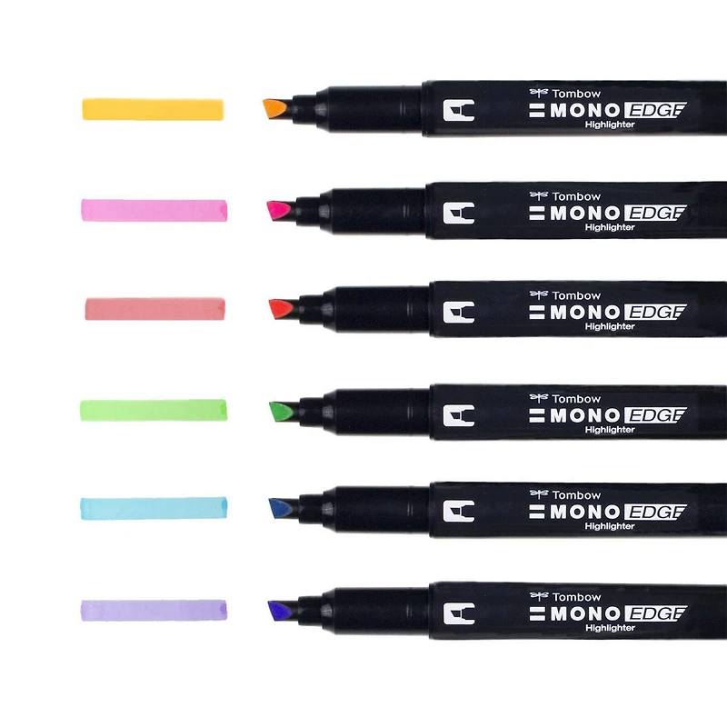 Surligneurs à Double Pointe MONO Edge , 6-pack