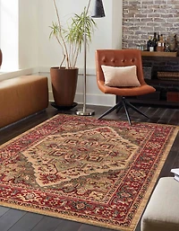ECARPET Lux Traditional Area Rug for Living Room, Bedroom, Dining Entrance, Hallway and More.