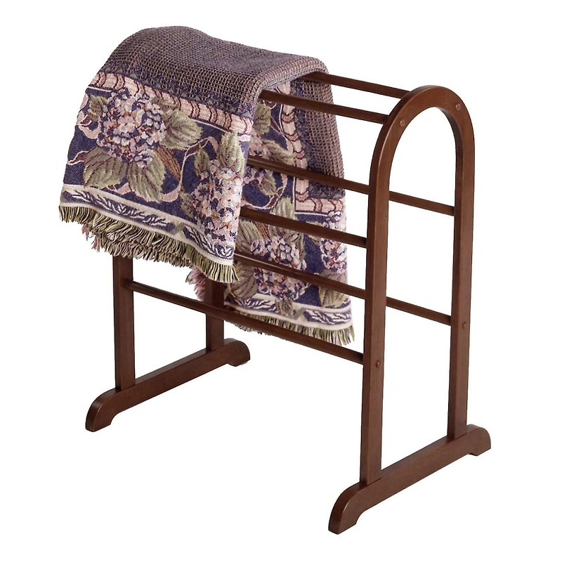 Eleanor Quilt Rack Walnut Finish