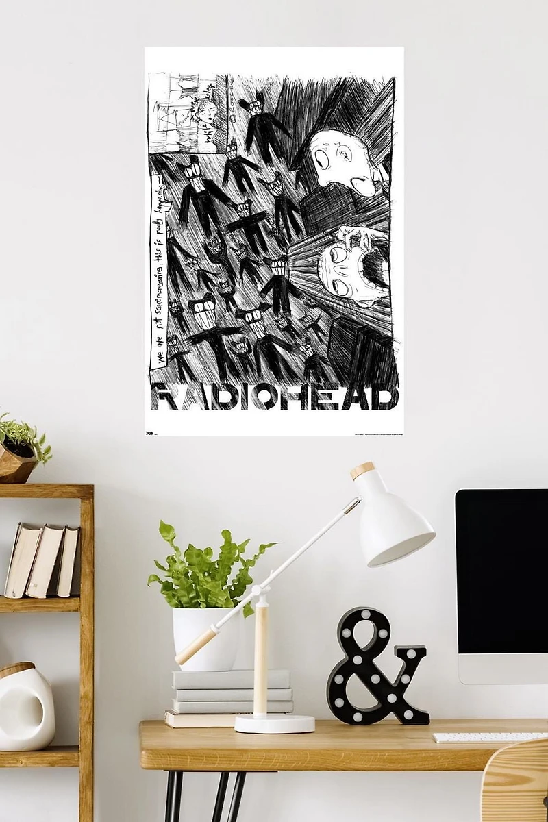 Radiohead - Scribble Wall Poster, 22.375" x 34"