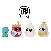 DohKins Ice Cream Castle with Princess & Knight - Dough Never Dries, 10oz scented dough