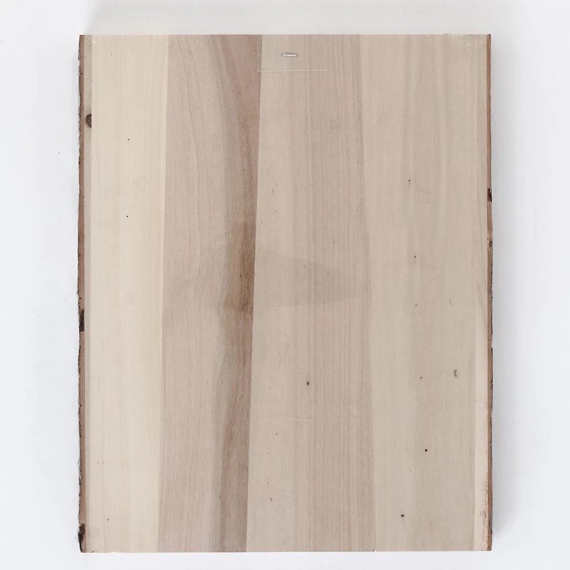 Surfaces en bois Plaid, <br>Planche de bois avec écorce Rond en bois vierge