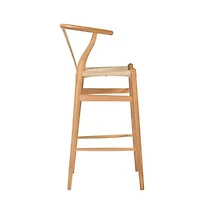 Tabouret Woodford II (25") de couleur naturelle