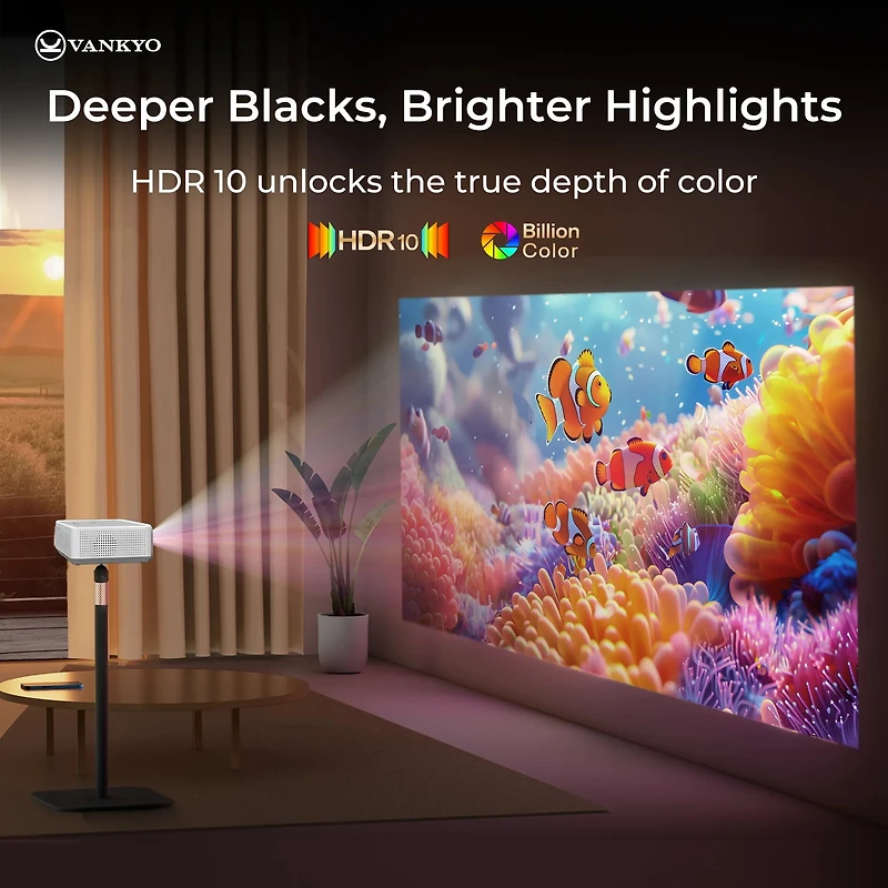 Vankyo Leisure L570S Native 1080P Projector with Dolby Audio, VANKYO Leisure 570S