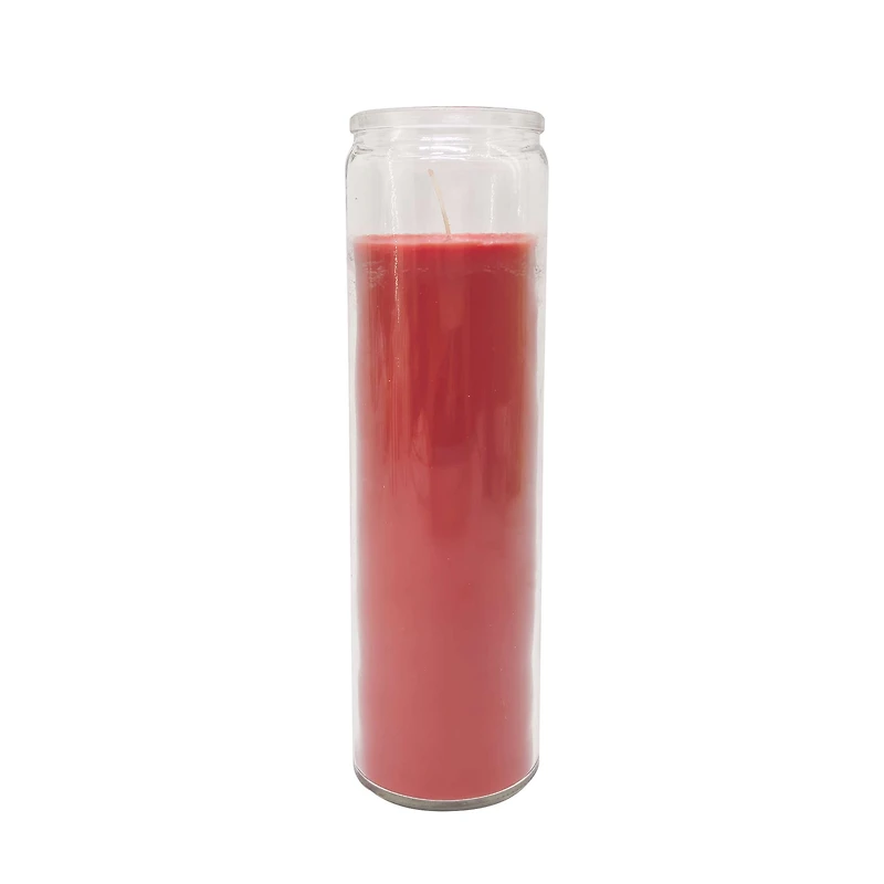Unscented Jar Candle, Red, 9.88 oz
