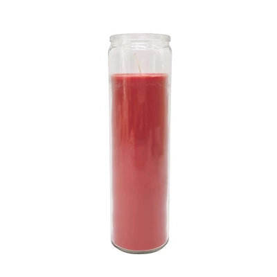 Unscented Jar Candle, Red, 9.88 oz