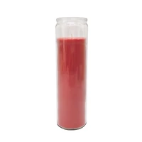 Unscented Jar Candle, Red, 9.88 oz