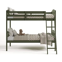 Lit Superposé Long Horn de Storkcraft en Bois Dur