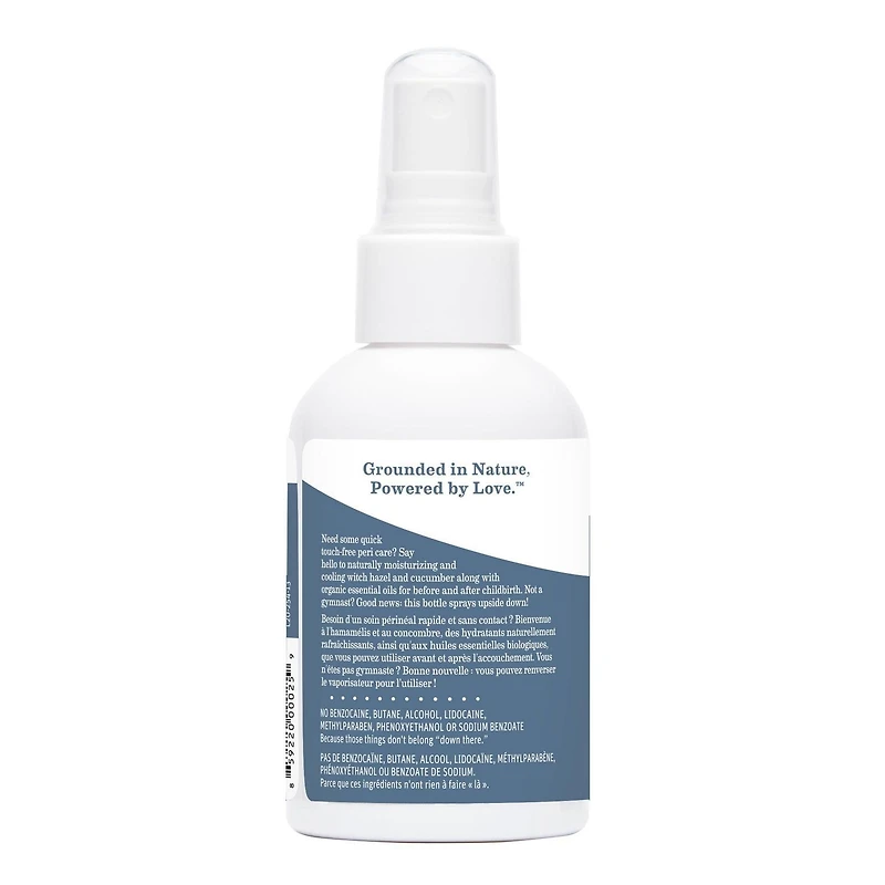 Spray périnéal rafraîchissant à base de plantes pour la récupération post-partum Earth Mama Bruine végétale du post-partum