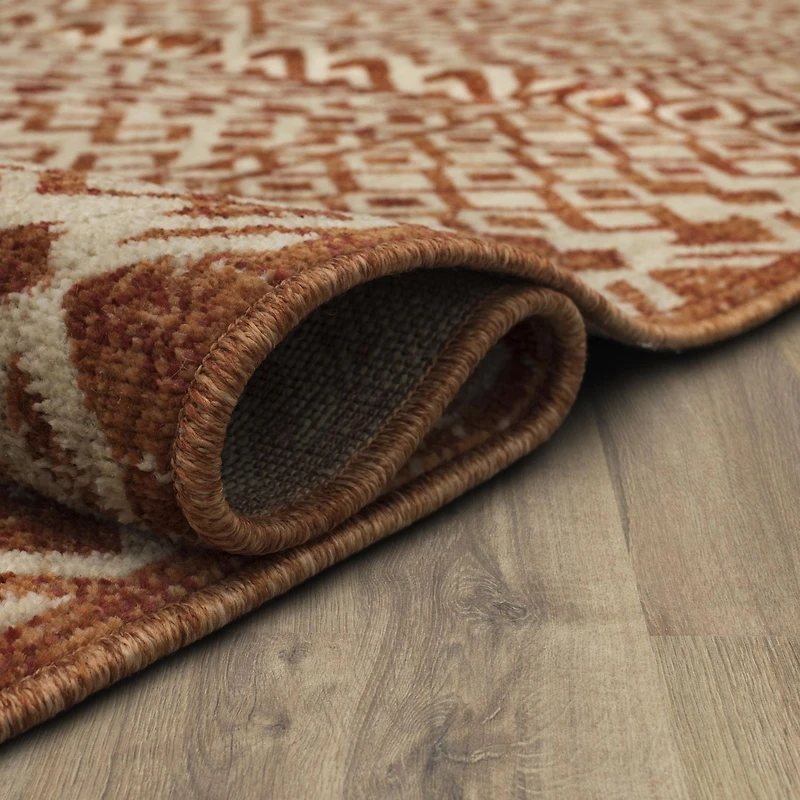 Mohawk Home Townsent Grey Polyester Area Rug