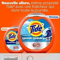 Tide Odour + Oxi Laundry Detergent Pacs, Original Scent, Advanced Odour + Stain Fighter, 25CT