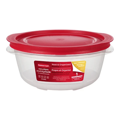 Contenant de conservation des aliments rond Stockagefacile de 5,94 tasses de Rubbermaid avec couvercle