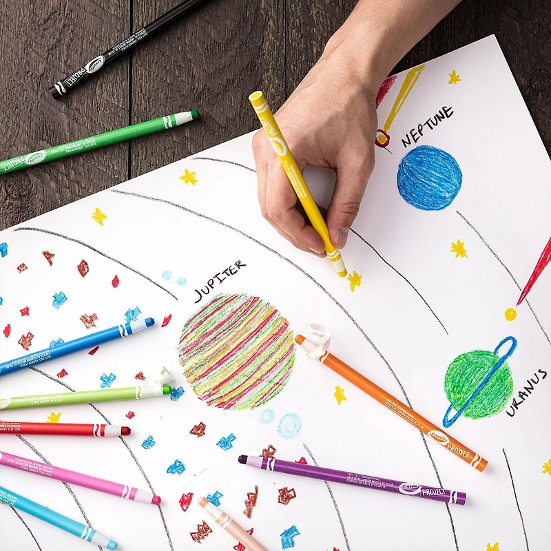 12 crayons de couleur facile à développer Crayola Project