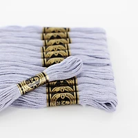Fil à broder en coton DMC à 6 brins 8m – Gris/Argent 6 Brins