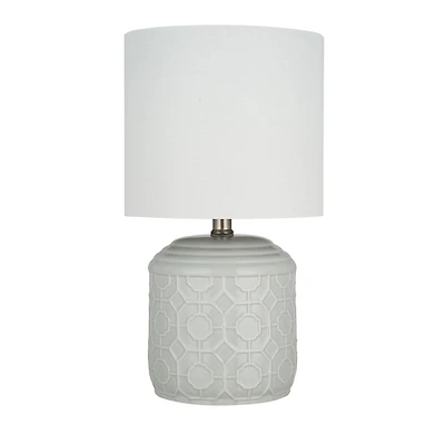 hometrends Light Green Glaze Ceramic Table Lamp