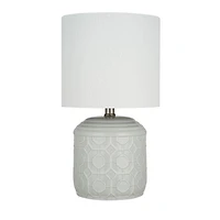 hometrends Light Green Glaze Ceramic Table Lamp