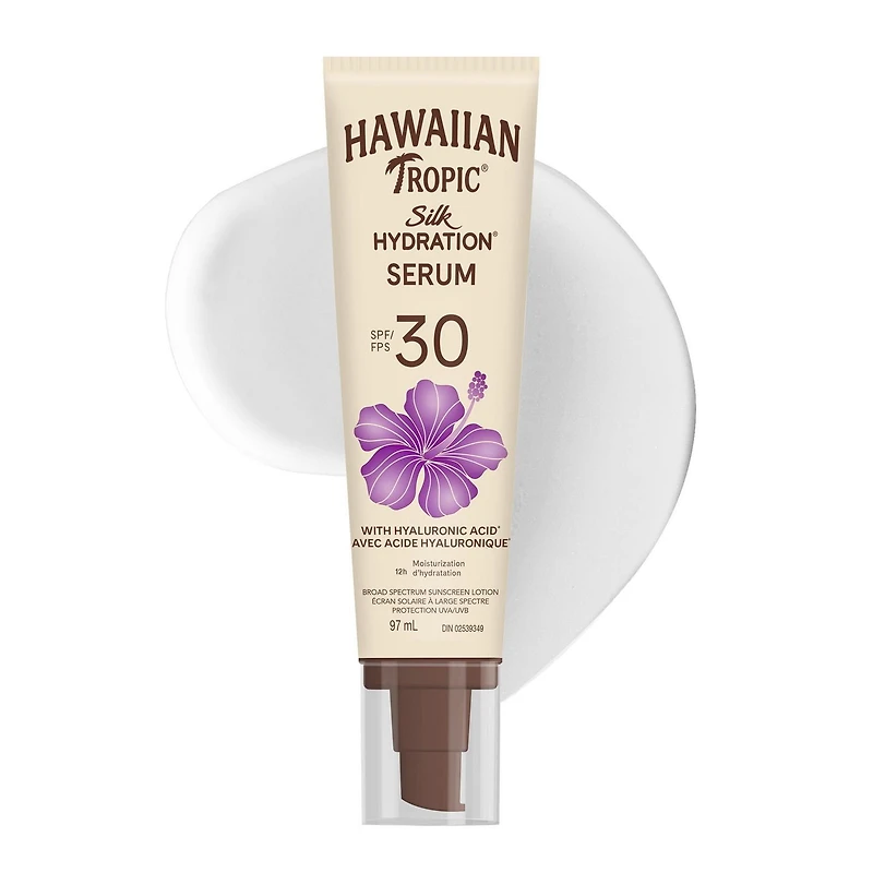 Hawaiian Tropic Silk Hydration Sunscreen Lotion Serum SPF 30, Serum