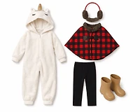 My Life As – Ensemble licorne douillet et style chalet pour poupées de 18 pouces, Cheveux Blonds Mi-Clairs, Yeux Bleus