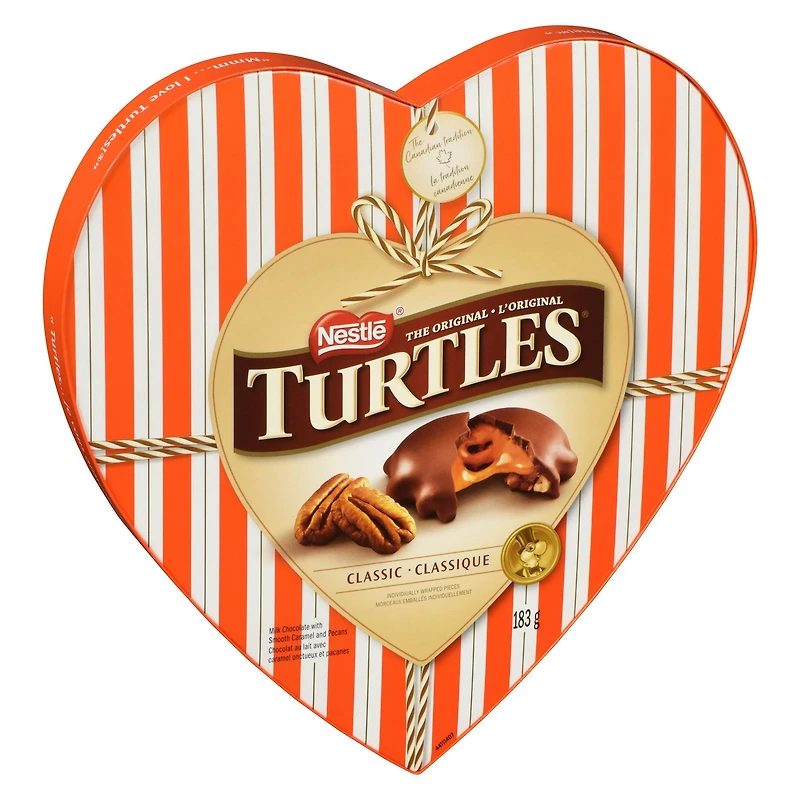 TURTLES Classic Recipe Valentine's Heart Gift Box