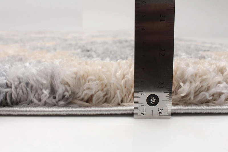 ECARPET Trellis Frieze Area Rug Fluffy Carpet for Bedroom, Ultra Soft & Plush Annica Collection