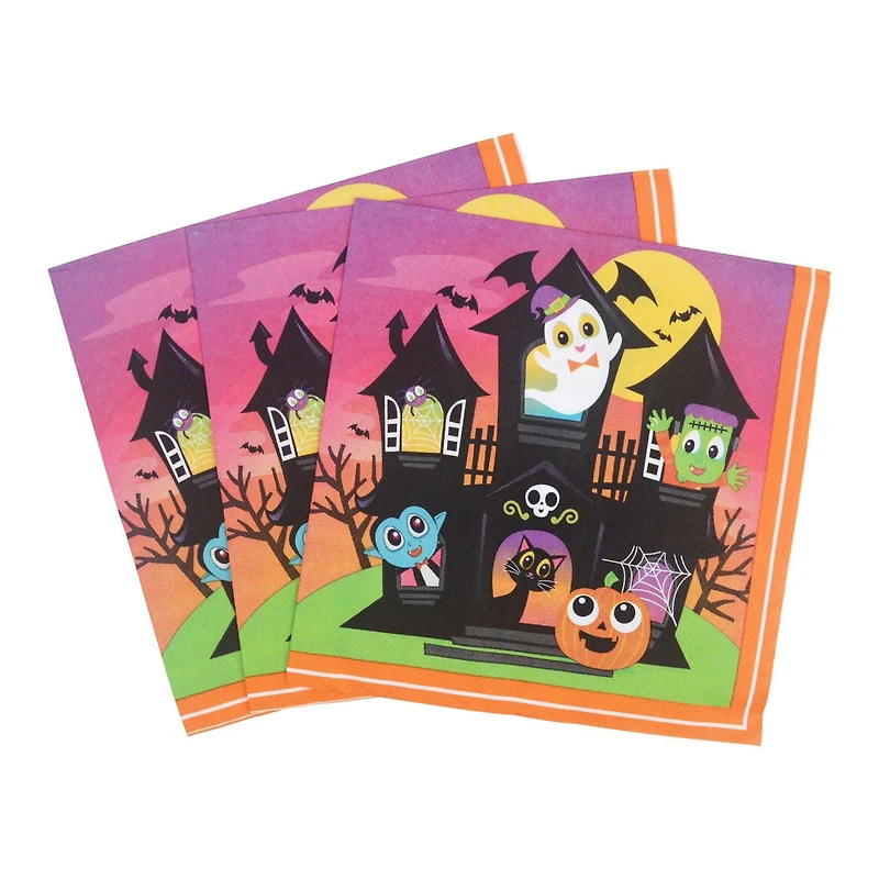 18ct paper napkin - family house