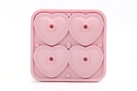 Luv by Betsey Johnson 16oz Stemless Martini Glass Set of 2 and 1 Heart Ice Mold