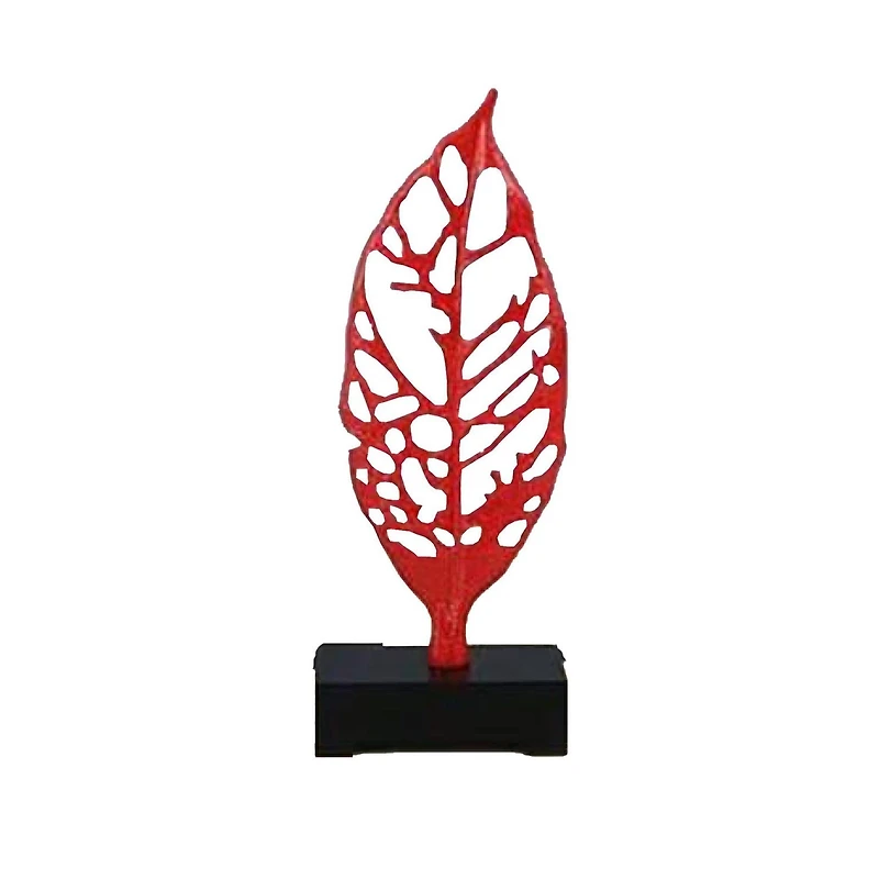 Autum Red Leaf Medium Sculpture Canadian Furniture