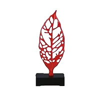 Autum Red Leaf Medium Sculpture Canadian Furniture